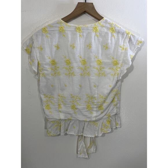 Cottagecore Coastal Boho Romantic Festival Beachy Vacation Crop Top M Coquette - Picture 2 of 15